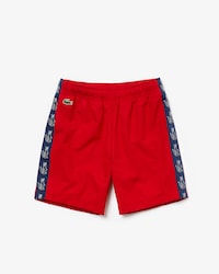 Pantal&oacute;n corto de ni&ntilde;o Lacoste SPORT Tennis ligero con franja y estampado de cocodrilo