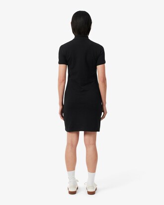 Vestido polo de corte ajustado de minipiqu&eacute; el&aacute;stico