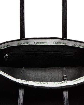 Bolso tote color block bolsillo y cremallera