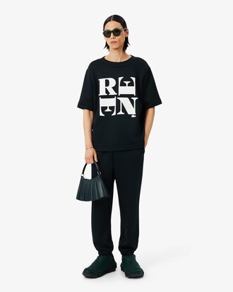 Camiseta gráfica de satén Runway