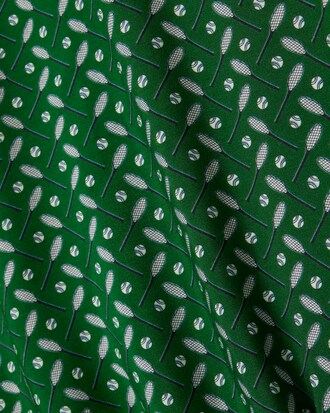 Camisa de corte regular de satén estampado Runway