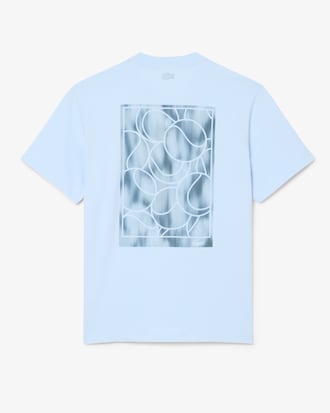 Camiseta de punto jersey con estampado de tenis