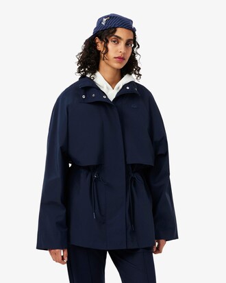 Parka oversized hidr&oacute;fuga de largo medio