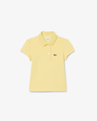 Polo de piqu&eacute; con cuello festoneado