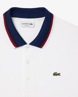 Polo de corte regular de minipiqué elástico