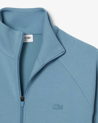 Sudadera con cremallera de punto jersey de doble cara