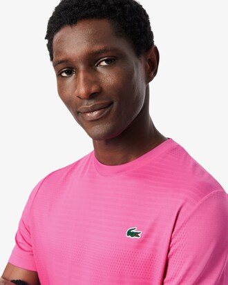 Camiseta de tenis de jacquard el&aacute;stico Ultra-Dry