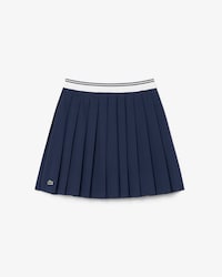 Falda plisada de algod&oacute;n Oxford