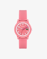 Reloj de ni&ntilde;o Lacoste.12.12 con correa de silicona rosa
