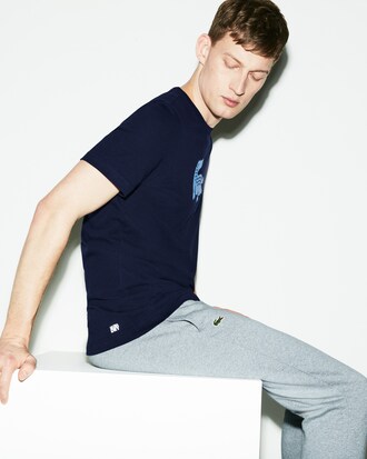 Camiseta Tenis Lacoste SPORT De Punto Técnico Con Cocodrilo Oversized