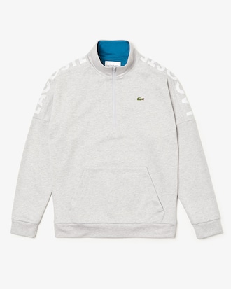 Sudadera de hombre Lacoste SPORT en algodón con cuello alto y cremallera