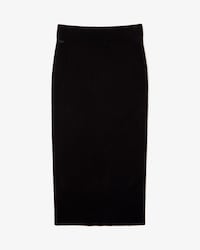 Falda de tubo de mujer Lacoste LIVE en punto con franjas laterales a contraste