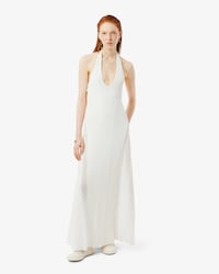 Vestido plisado de canalé Runway