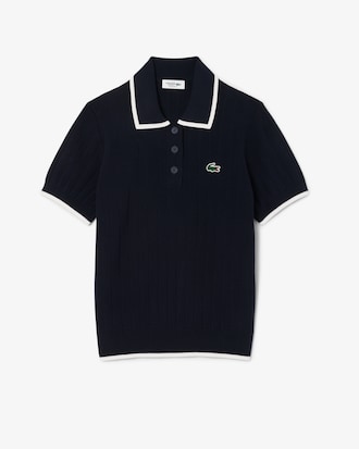 Jersey de golf de manga corta con cuello polo