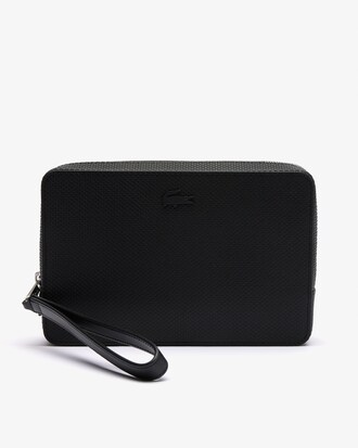 Bolso peque&ntilde;o con cremallera Chantaco de piel efecto piqu&eacute;