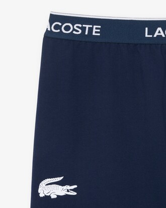 Pantal&oacute;n corto de pijama de felpa de corte recto