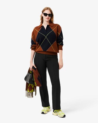 Pantalón de pierna ancha y cintura alta