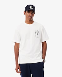 Camiseta de punto jersey de algod&oacute;n con bordado y estampado