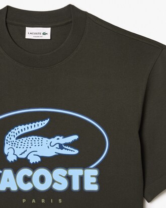 Camiseta gráfica de algodón grueso