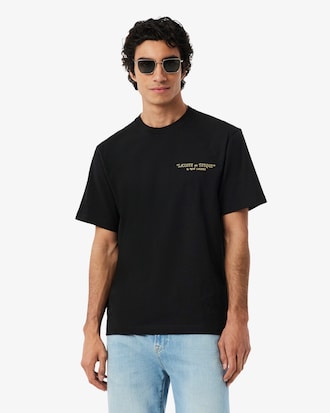 Camiseta de algod&oacute;n grueso bordado