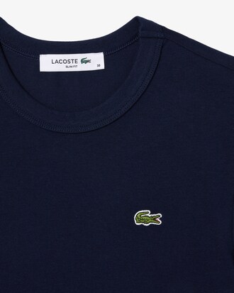 Camiseta de corte ajustado de algodón elástico
