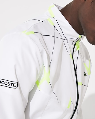 Ch&aacute;ndal de hombre Lacoste SPORT Tennis con estampado gr&aacute;fico