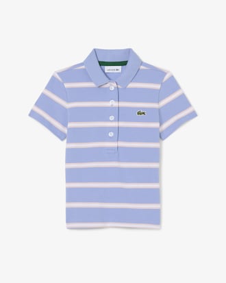 Polo de petit piqué de rayas