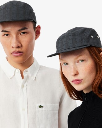 Gorra de equitaci&oacute;n de sarga estampada