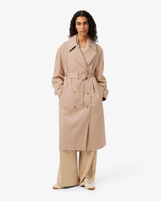 Gabardina oversized hidr&oacute;fuga