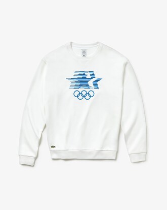 Sudadera de hombre en algodón con bordado Olympic Heritage Collection by Lacoste