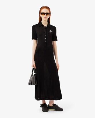 Vestido de piqué con cuello polo Runway