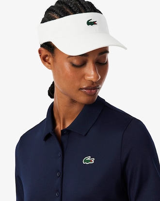 Polo de golf el&aacute;stico de corte ajustado con protecci&oacute;n UV