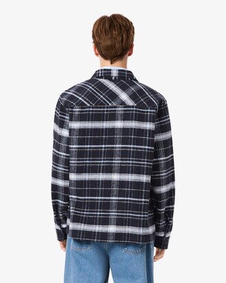 Sobrecamisa de algodón con cuadros escoceses