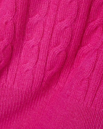 Chaqueta de punto de ochos de cachemir Runway