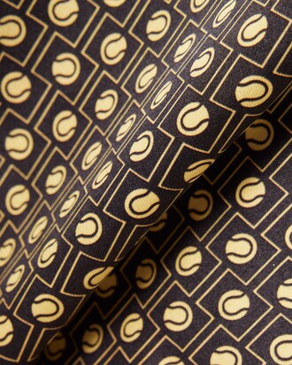 Falda midi plisada con estampado