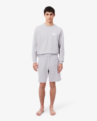 Pantal&oacute;n corto de pijama de felpa de corte recto