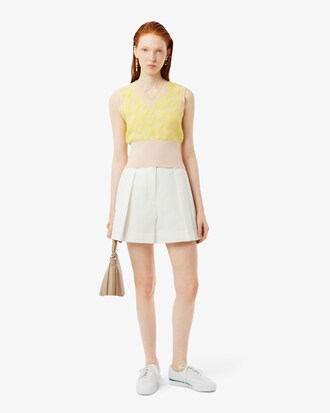 Chaleco de punto de jacquard Runway