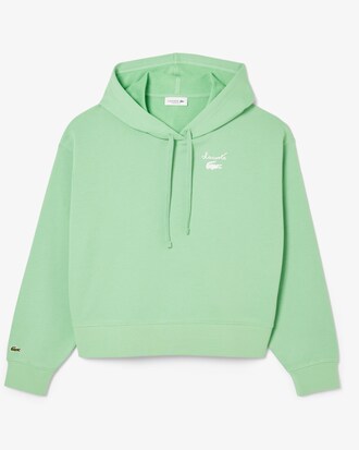 Sudadera con capucha de felpa con logotipo