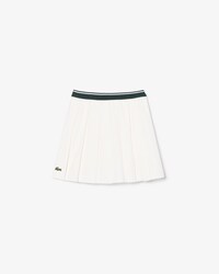 Falda plisada de algod&oacute;n Oxford