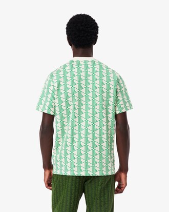 Camiseta de algodón con monograma