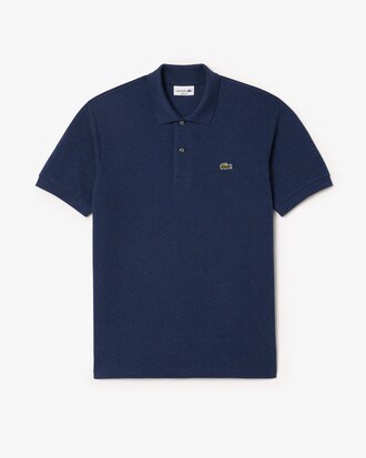 Polo jaspeado de corte clásico L.12.12