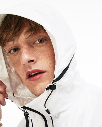 Cortavientos de hombre Lacoste Motion color block plegable