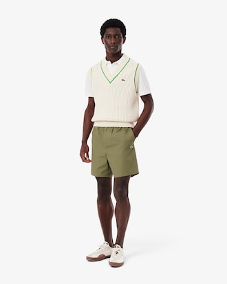 Pantalón corto de corte holgado de popelín