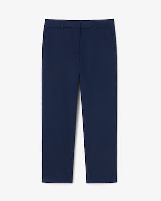 Pantal&oacute;n chino de corte recto de tela gabardina de algod&oacute;n