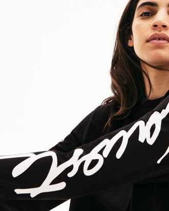 Camiseta unisex Lacoste LIVE con estampado distintivo