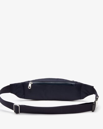 Riñonera de hombre L.12.12 Signature en piel con cremallera