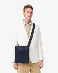 Bolso de mensajero plano cl&aacute;sico para hombre