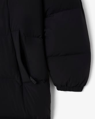 Chaqueta de plumón larga hidrófuga