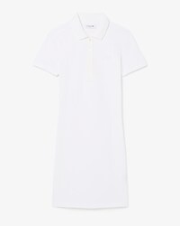Vestido polo de corte ajustado de minipiqu&eacute; el&aacute;stico