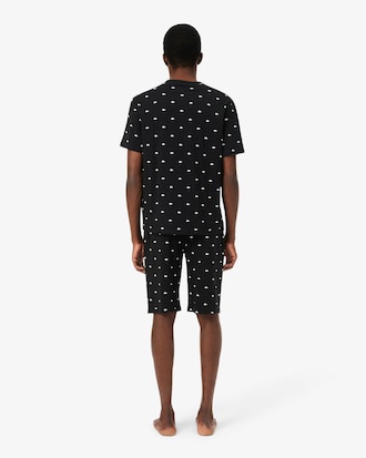 Pijama de algod&oacute;n estampado